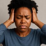 Stressed employee in office recognizing signs of a toxic workplace