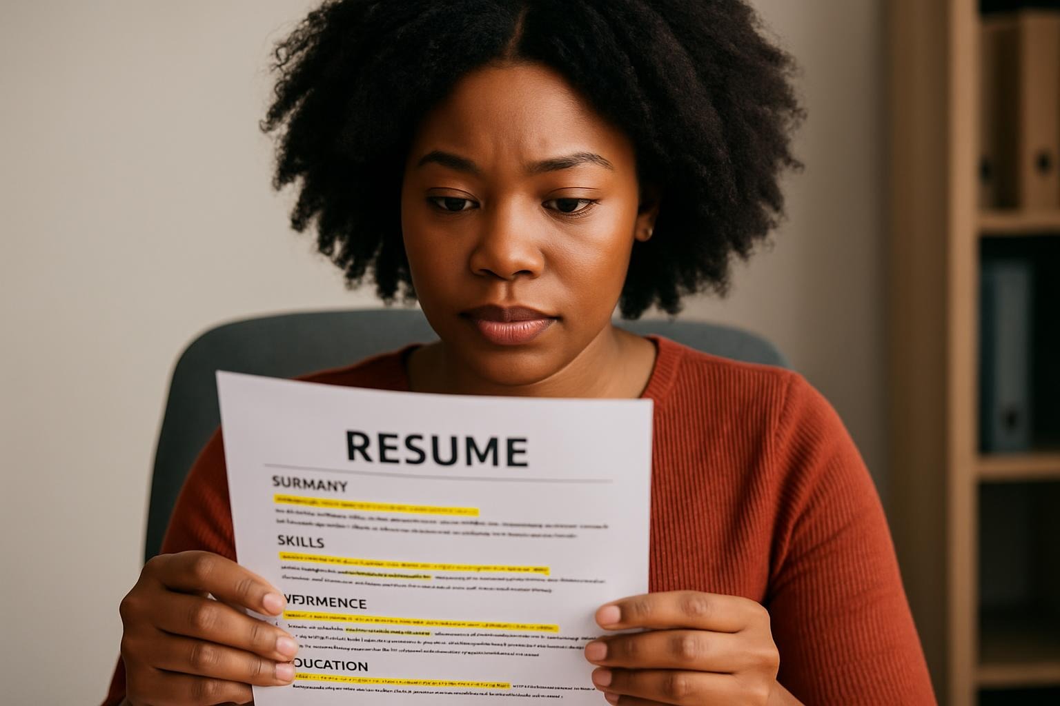 Professional resume with ATS keywords highlighted"